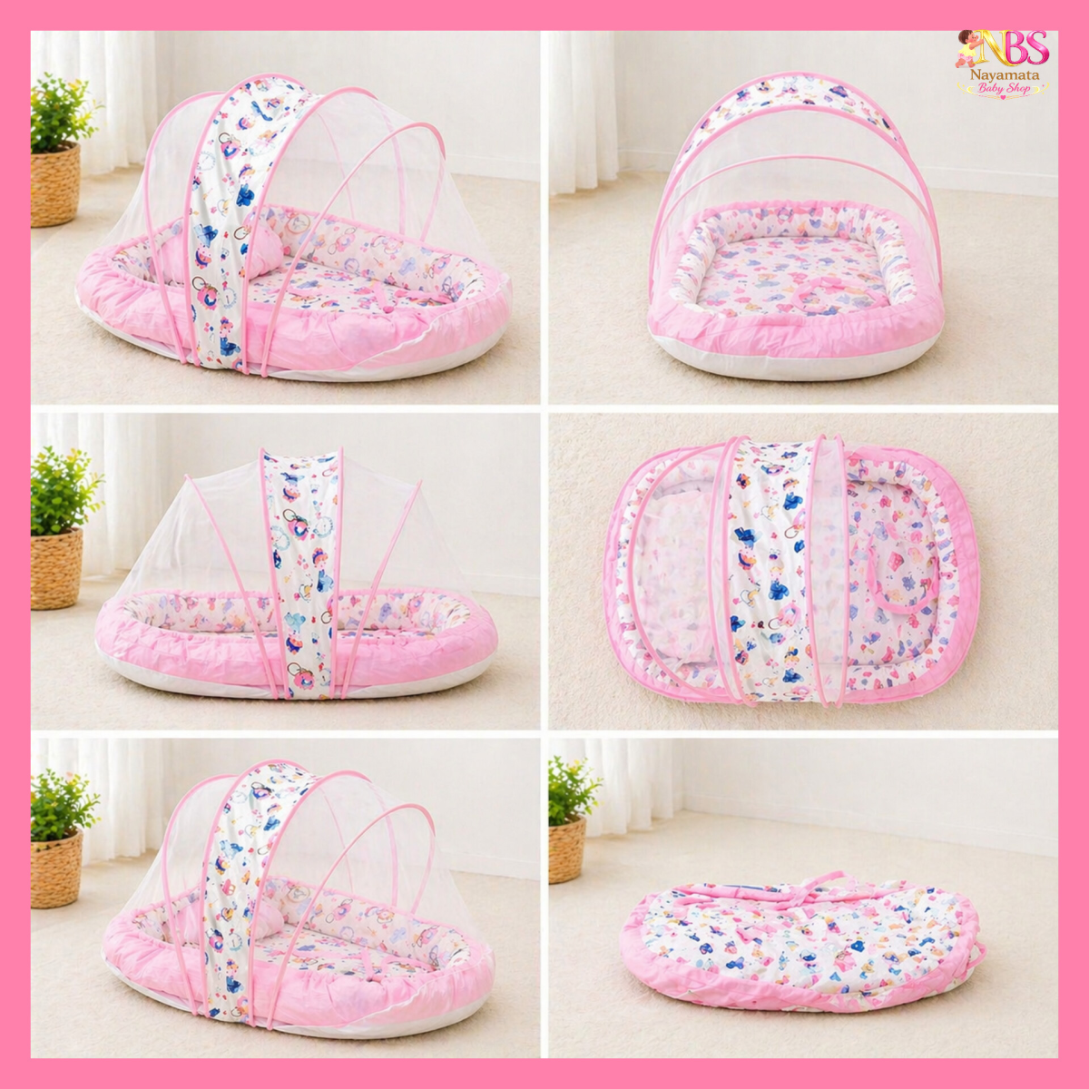 Baby Bedding Set with Mosquito Net (China) | শিশুর মশারির সেট - Image 2
