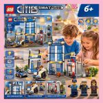 SWAT Police Headquarters Building Blocks Set For 6+ Baby
