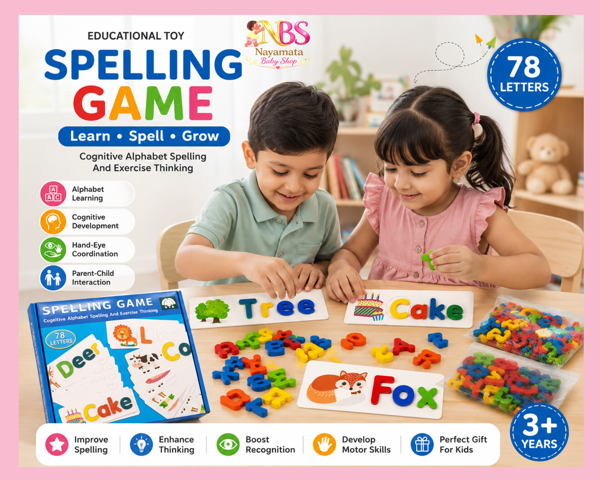 InShot_20260520_084354731.jpg Educational Spelling Game for Kids BD | Learning Toy - Image 1
