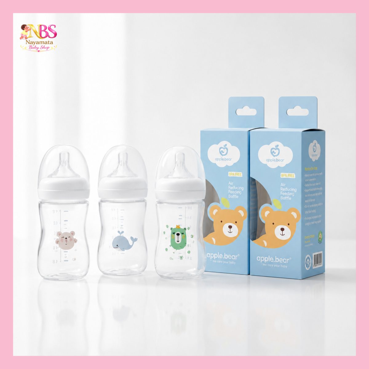 Applebear PP wide neck feeding bottle 150ml 250ml