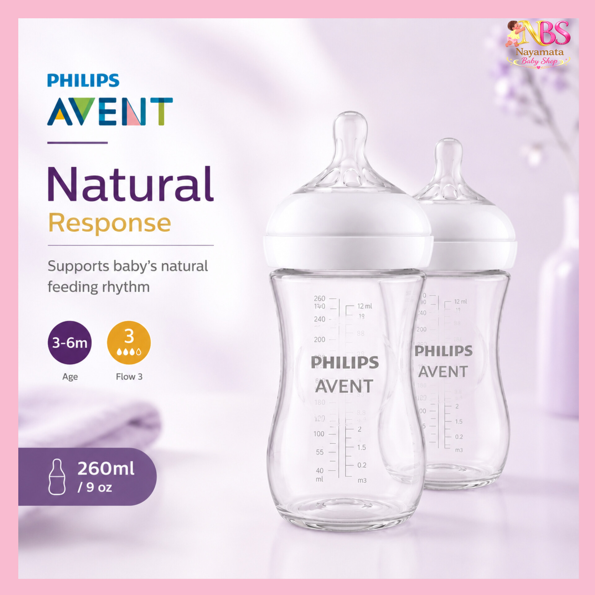 InShot_20260701_104707277.jpg Philips Avent Natural Response plastic baby feeder 260ml bottle