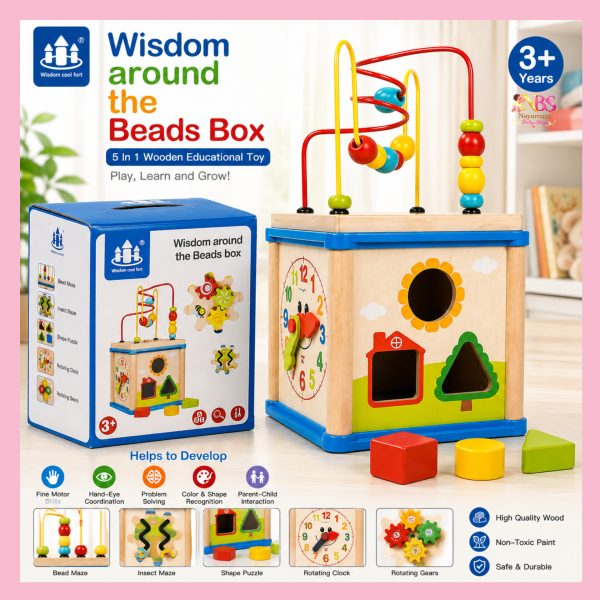 Wisdom Around The Beads Box Educational Bead Maze Toy for Kids | Nayamata Baby Shop